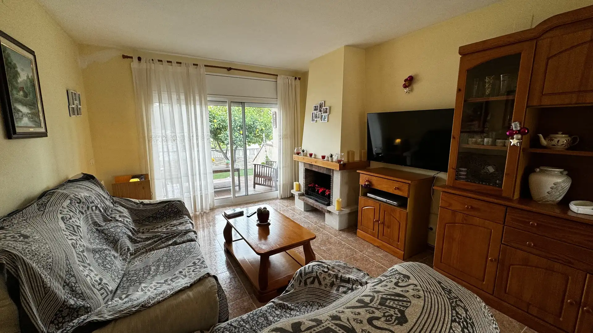Sala d'estar de Casa o xalet en venda en Creixell amb Aire condicionat, Calefacció i Jardí privat