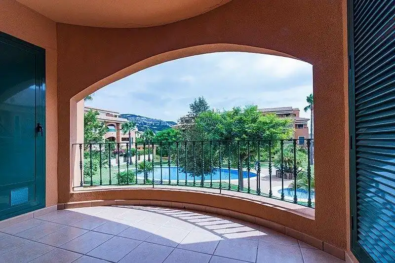 Terraza de Apartamento de alquiler en Jávea / Xàbia con Aire acondicionado, Jardín privado y Terraza
