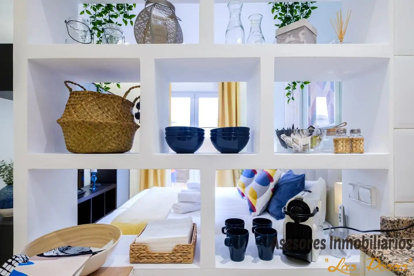 Schlafzimmer von Wohnung zur Miete in Madrid mit Klimaanlage und Möbliert