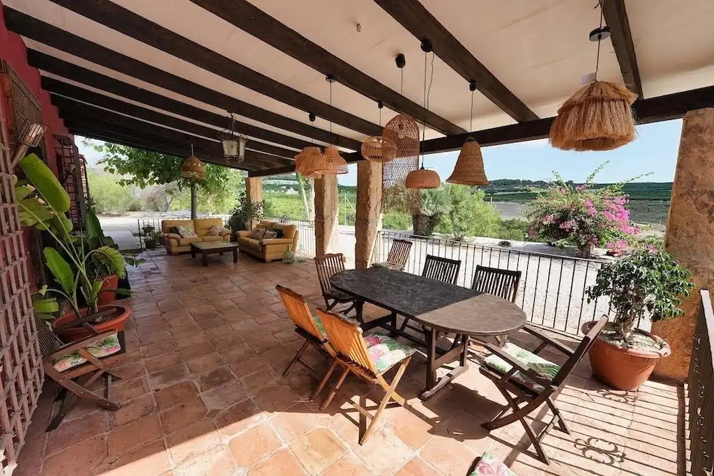 Terrasse von Country house zum Verkauf in Orihuela mit Privatgarten, Terrasse und Möbliert