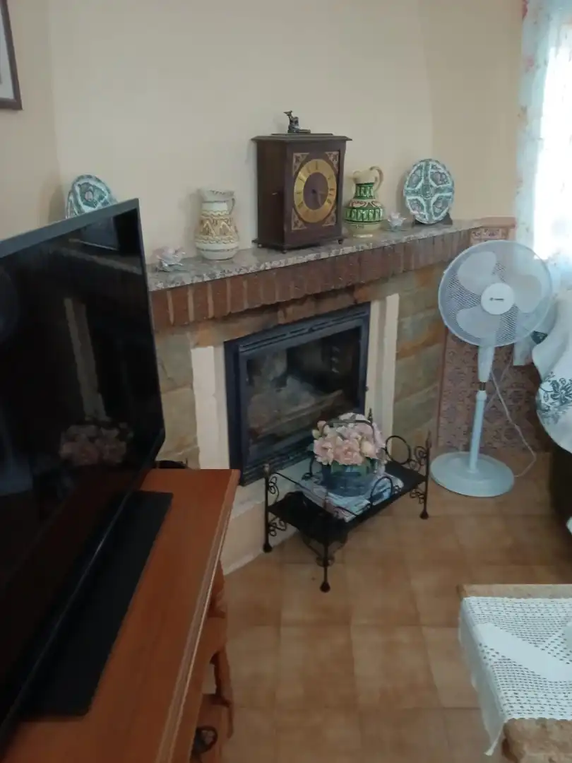 Sala de estar de Finca rústica en venta en Fuente Álamo de Murcia con Aire acondicionado, Jardín privado y Amueblado
