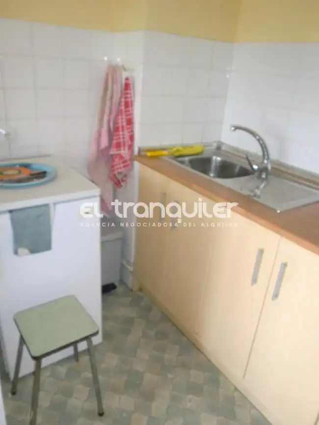 Kitchen of Flat for rent in Madrid  with Air Conditioner, Parquet flooring and Terrace