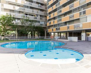 Swimming pool of Attic for sale in  Zaragoza Capital  with Air Conditioner, Heating and Private garden