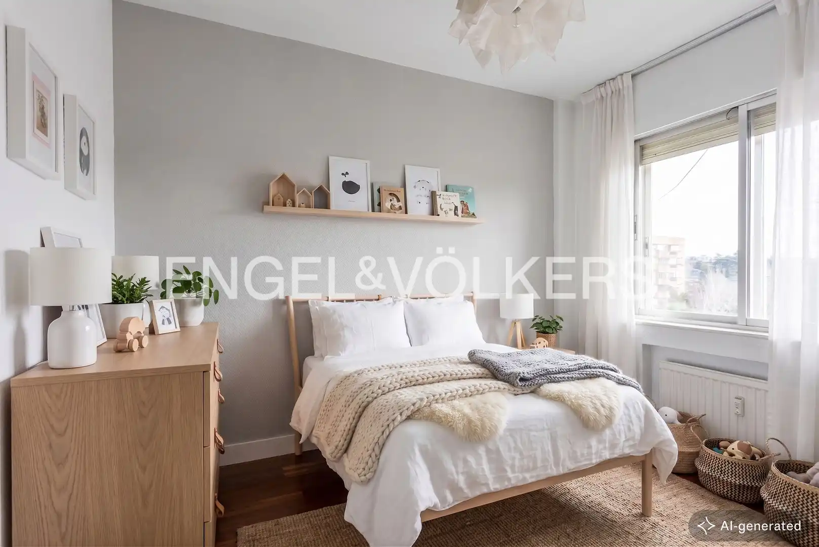 Bedroom of Flat for sale in Madrid  with Air Conditioner, Heating and Parquet flooring