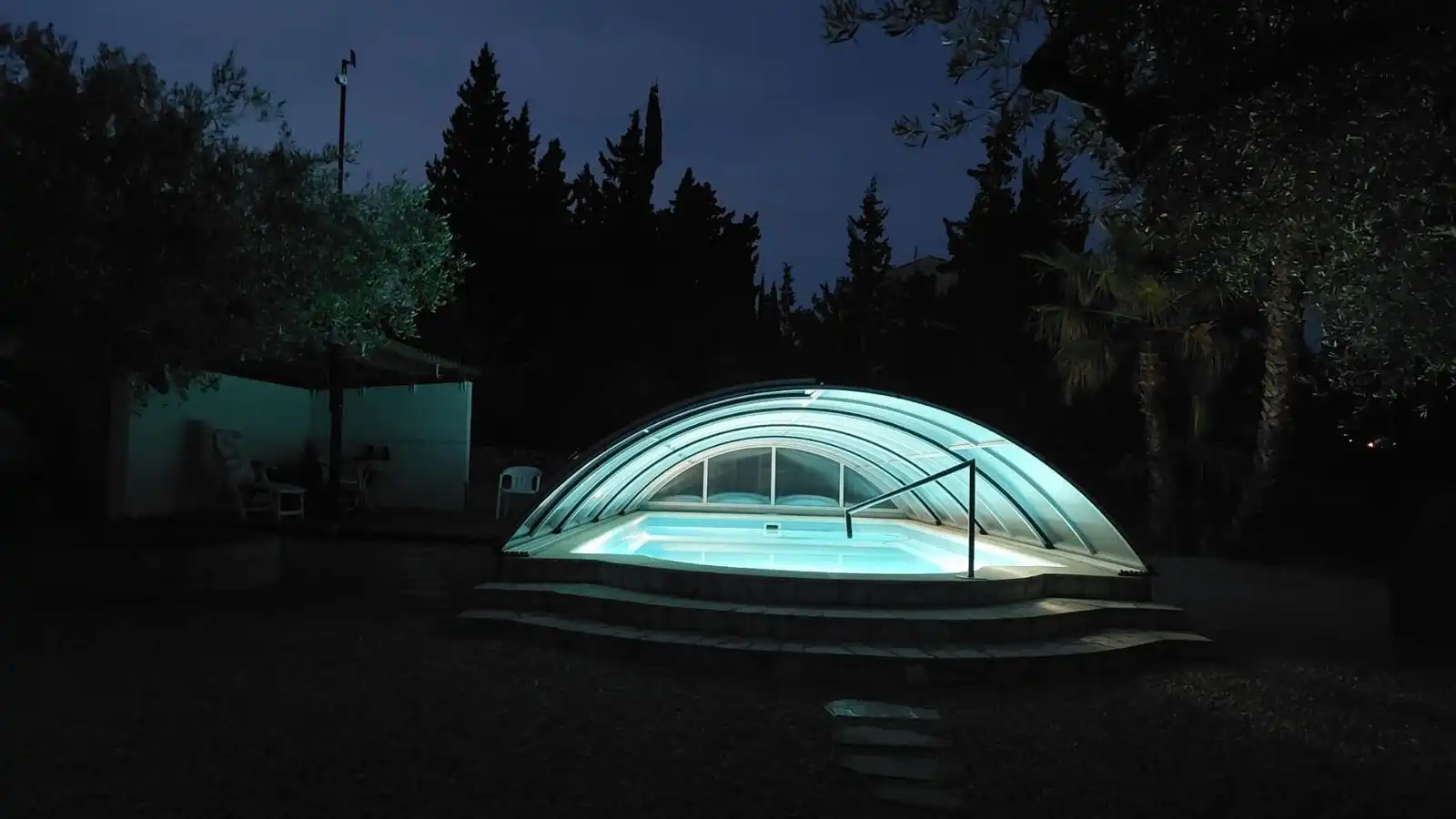 Piscina de Finca rústica en venda en L'Ampolla amb Aire condicionat, Jardí privat i Terrassa