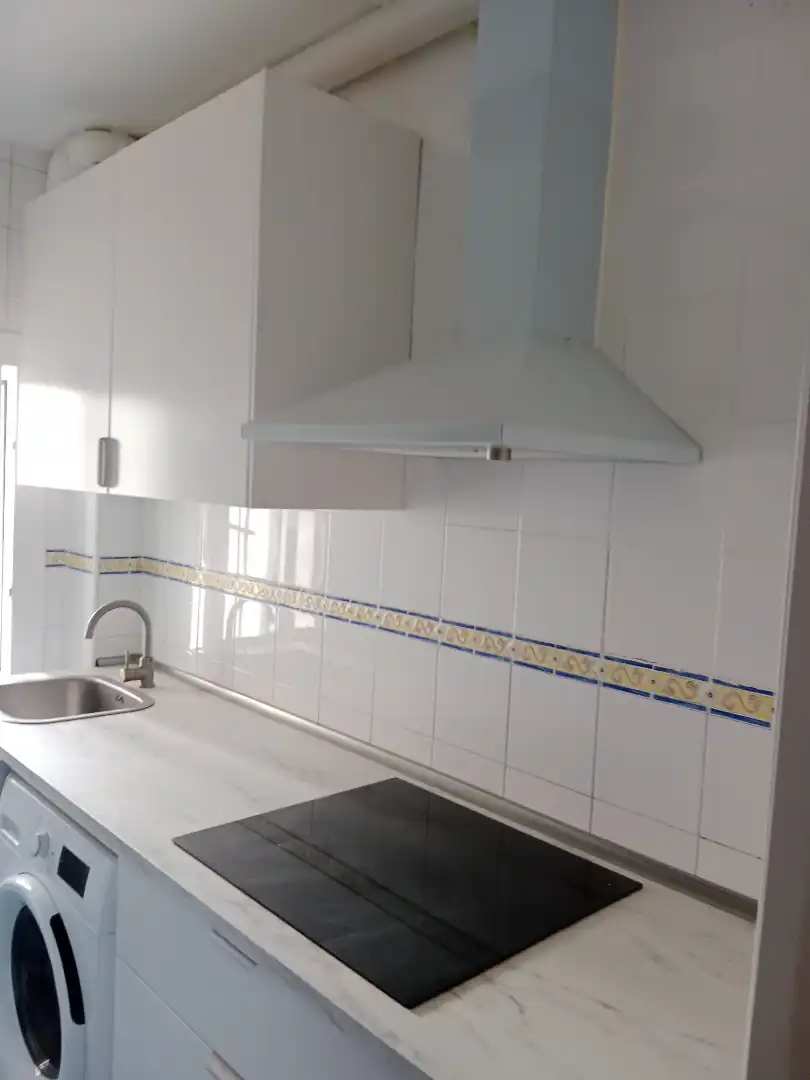 Kitchen of Flat for rent in Coria del Río  with Washing machine and Balcony