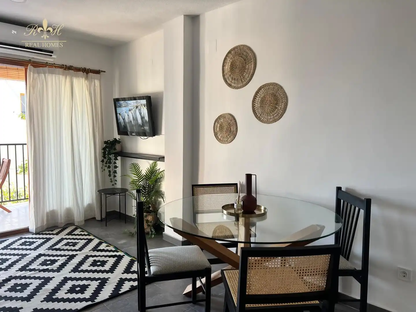 Dining room of Flat for rent in Altea  with Air Conditioner and Furnished
