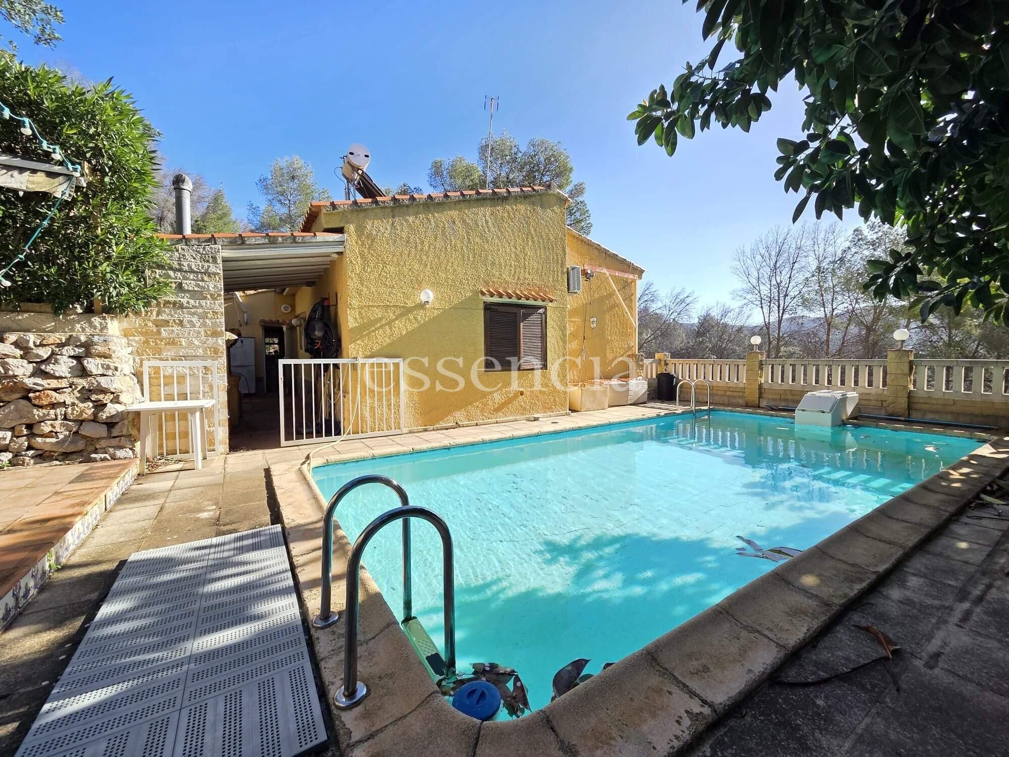 Vista exterior de Casa o xalet en venda en Vilallonga / Villalonga amb Jardí privat, Terrassa i Traster