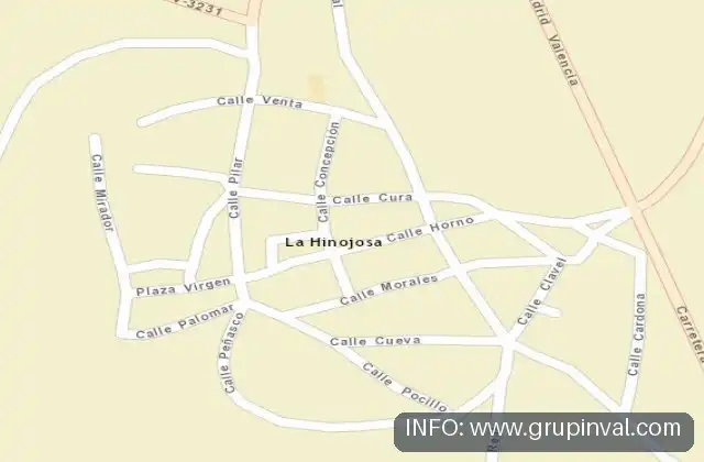 Vista exterior de Pis en venda en La Hinojosa  , Cuenca