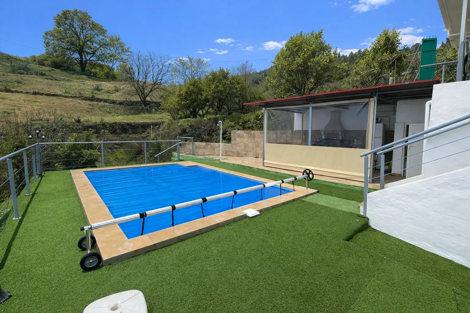 Piscina de Casa o chalet en venta en Vega de San Mateo con Aire acondicionado, Jardín privado y Terraza