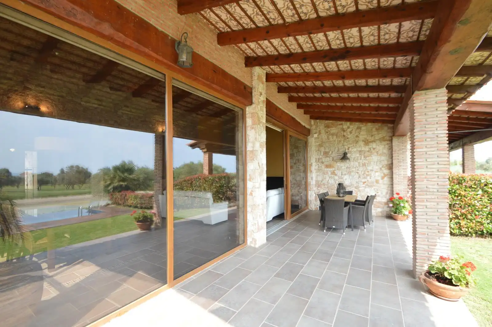 Terraza de Casa o chalet en venta en San Jorge / Sant Jordi con Aire acondicionado, Calefacción y Jardín privado