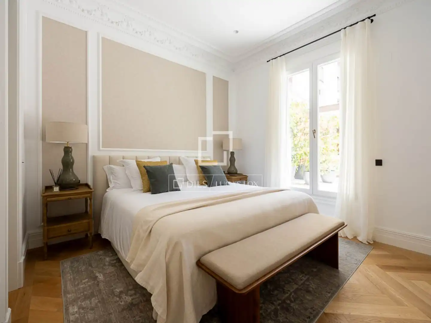 Schlafzimmer von Wohnung zum Verkauf in Los Molinos mit Klimaanlage, Heizung und Parkett