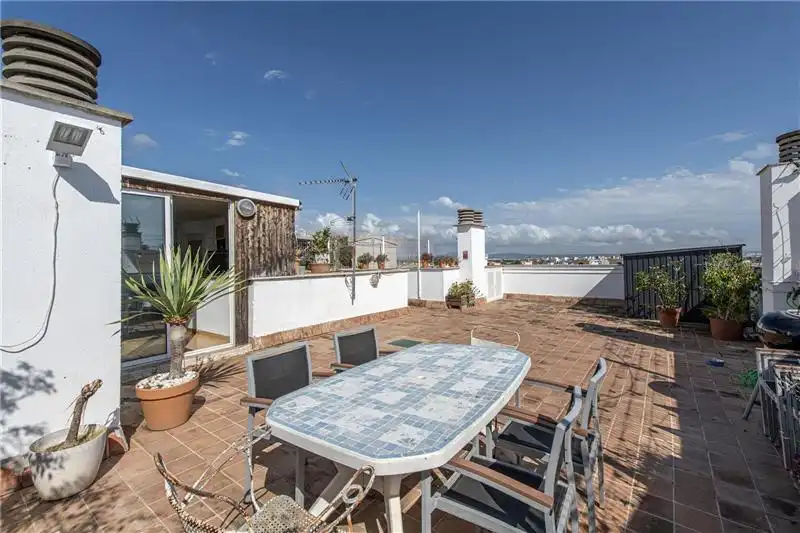 Terrasse von Dachboden zum Verkauf in  Palma de Mallorca mit Klimaanlage, Terrasse und Abstellraum