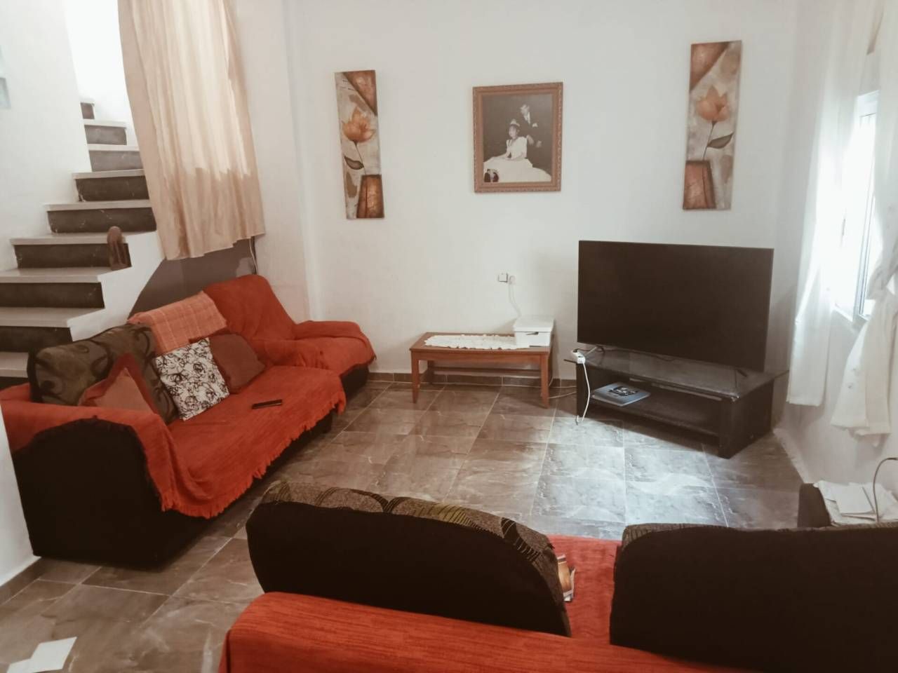 Living room of Single-family semi-detached for sale in La Font d'en Carròs  with Air Conditioner and Terrace