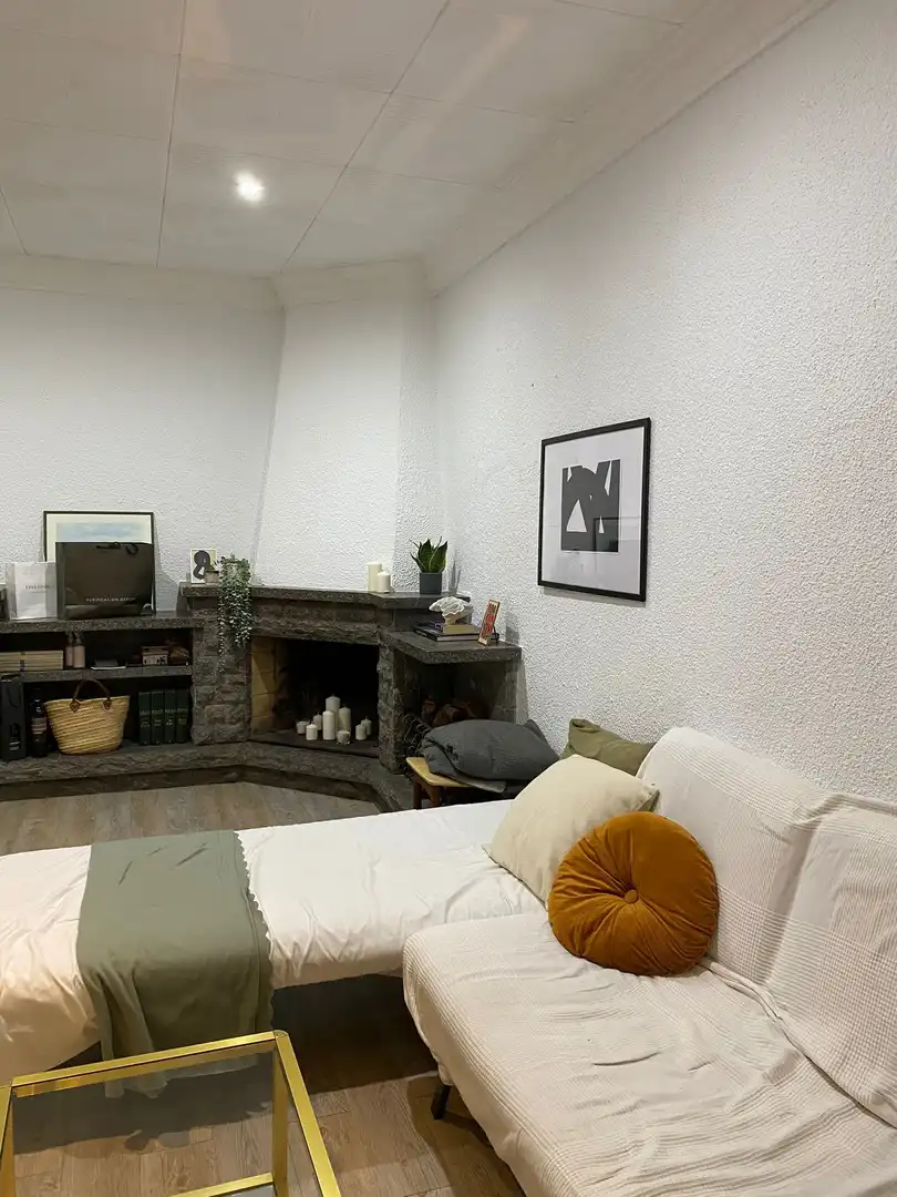 Sala d'estar de Casa o xalet en venda en Blanes amb Calefacció, Jardí privat i Terrassa