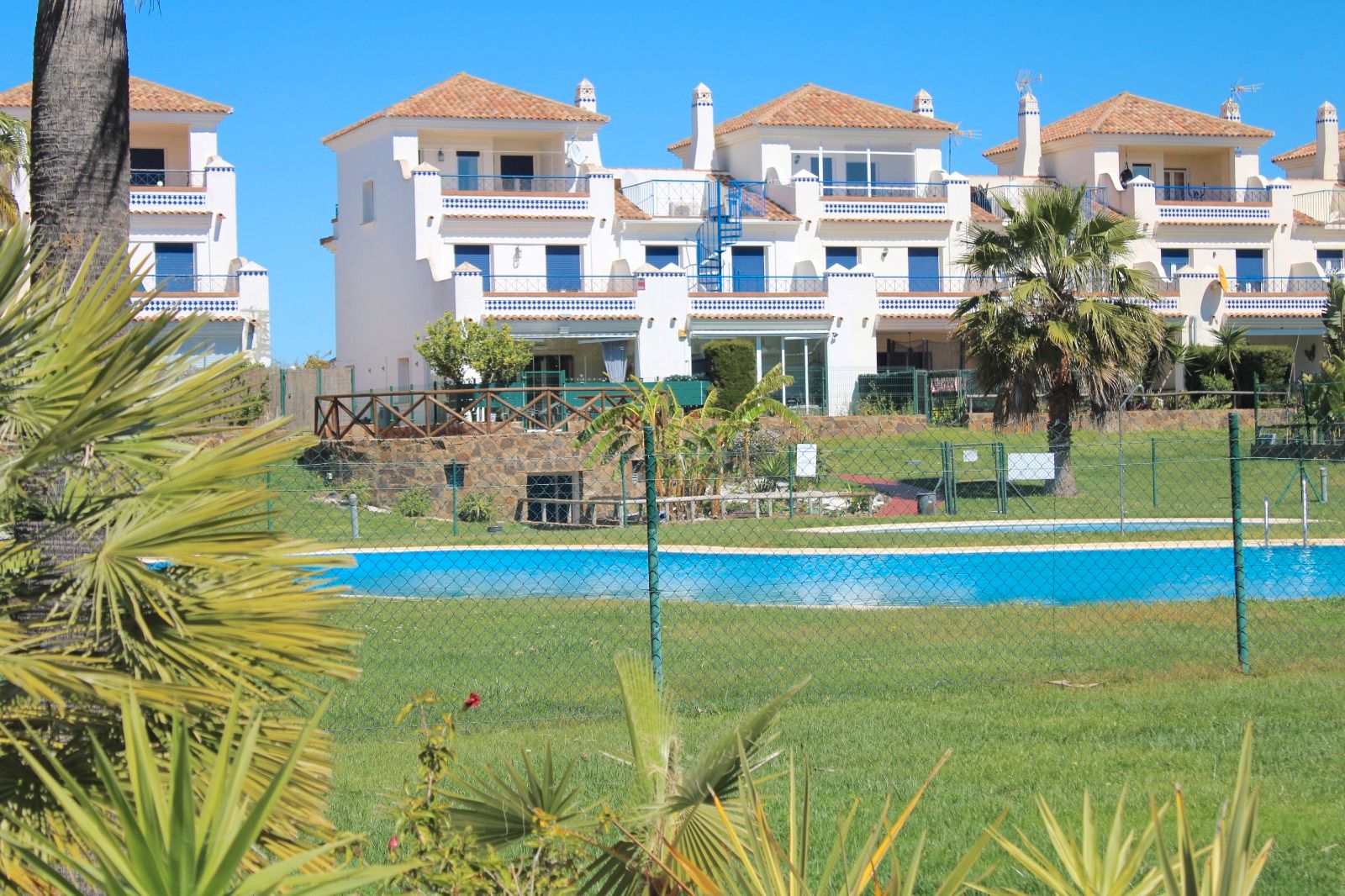 Jardí de Casa adosada de lloguer en Ayamonte amb Terrassa, Moblat i Balcó
