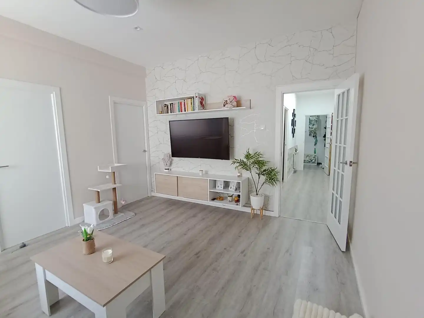 Sala de estar de Planta baja en venta en Canovelles con Aire acondicionado, Calefacción y Parquet