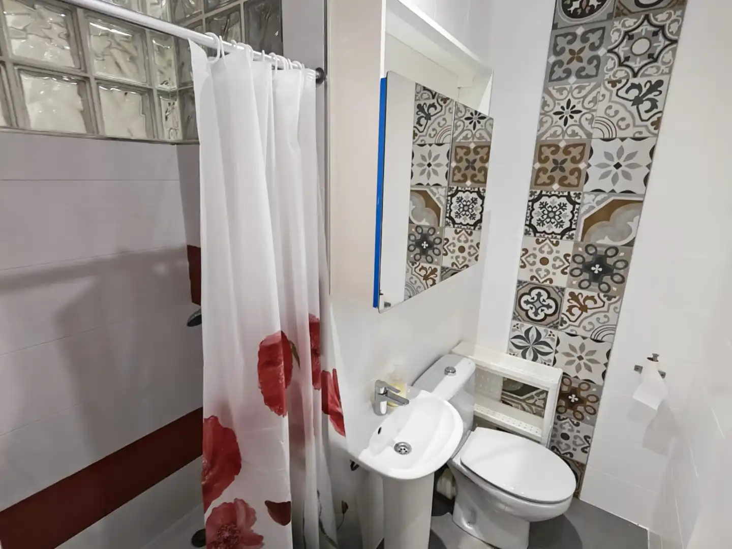 Badezimmer von Wohnung zur Miete in Murcia mit Klimaanlage, Möbliert und Waschmaschine