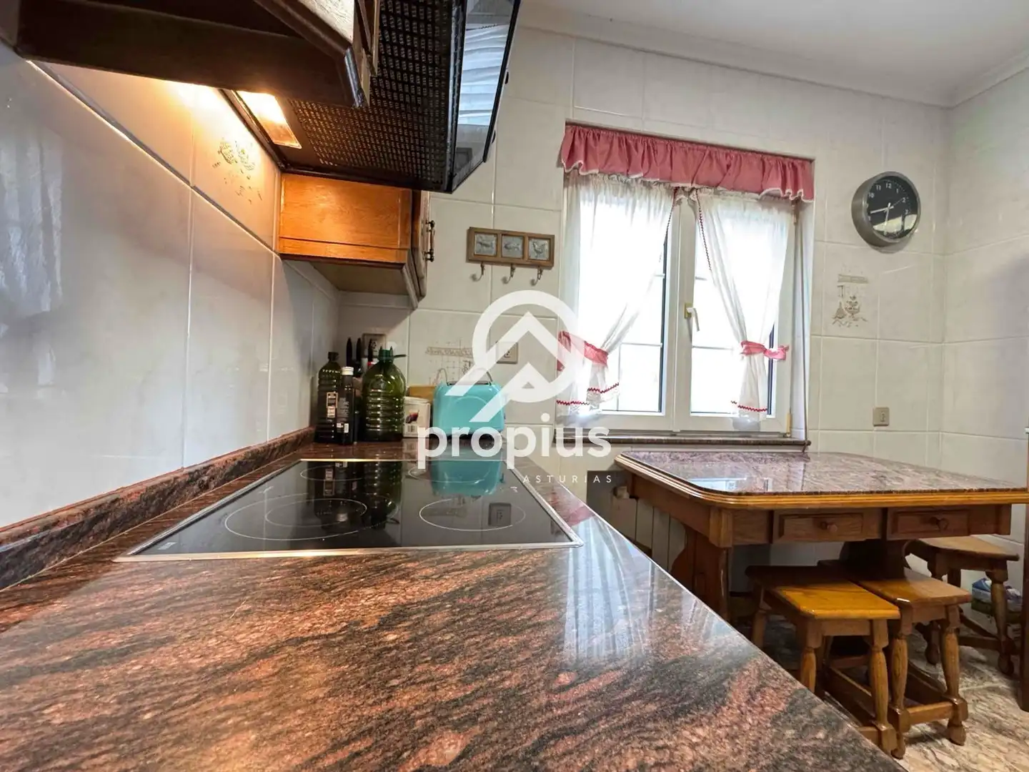 Kitchen of Houses for sale in Avilés  with Heating, Private garden and Parquet flooring