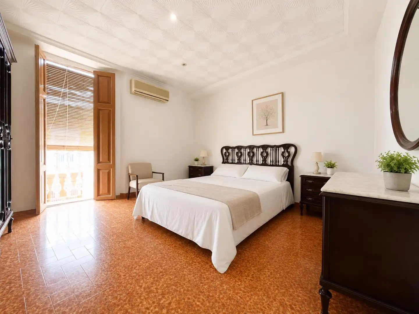 Bedroom of Houses for sale in Museros  with Terrace and Balcony