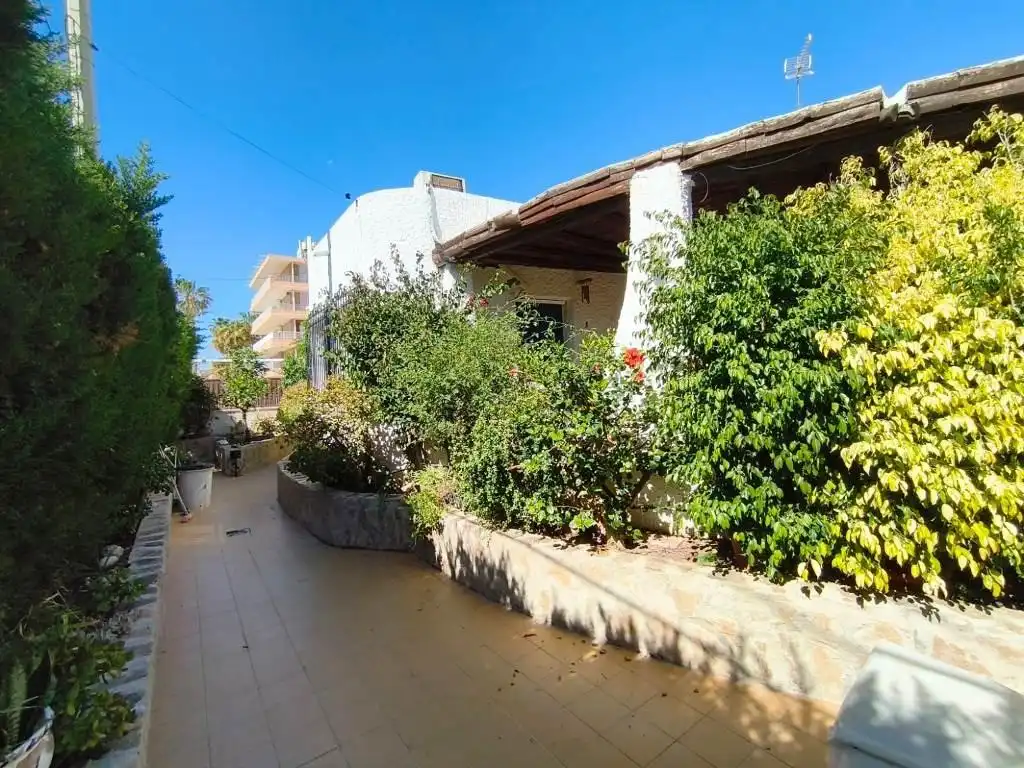 Vista exterior de Casa o chalet en venta en Mazarrón con Aire acondicionado, Jardín privado y Terraza