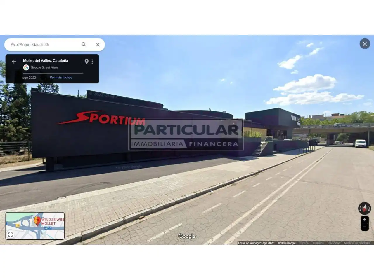 Vista exterior de Nau industrial en venda en Mollet del Vallès amb Alarma