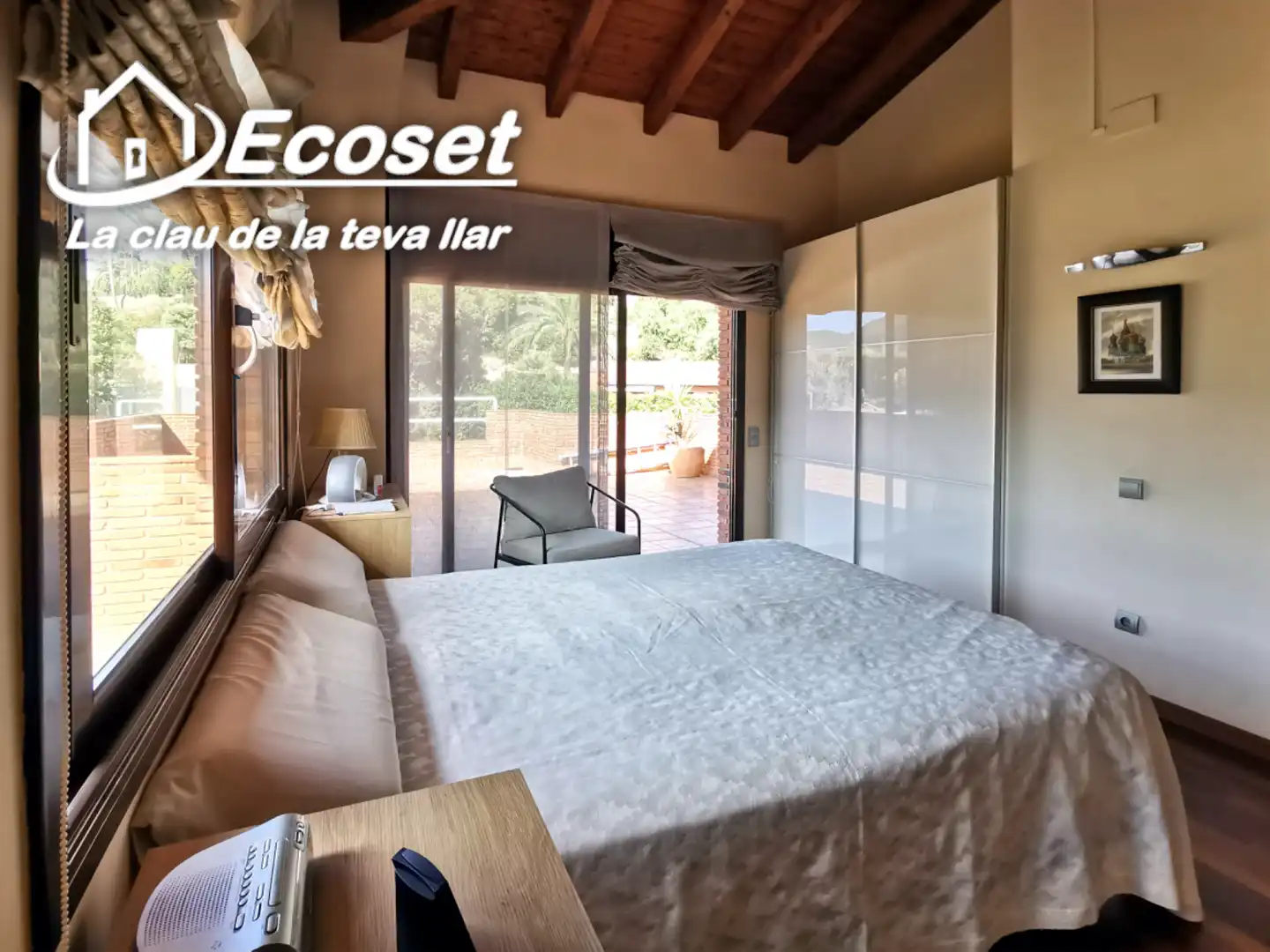 Bedroom of Houses for sale in Corbera de Llobregat  with Heating, Private garden and Parquet flooring
