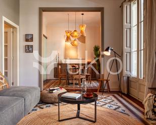 Living room of Apartment to rent in  Madrid Capital  with Air Conditioner and Balcony