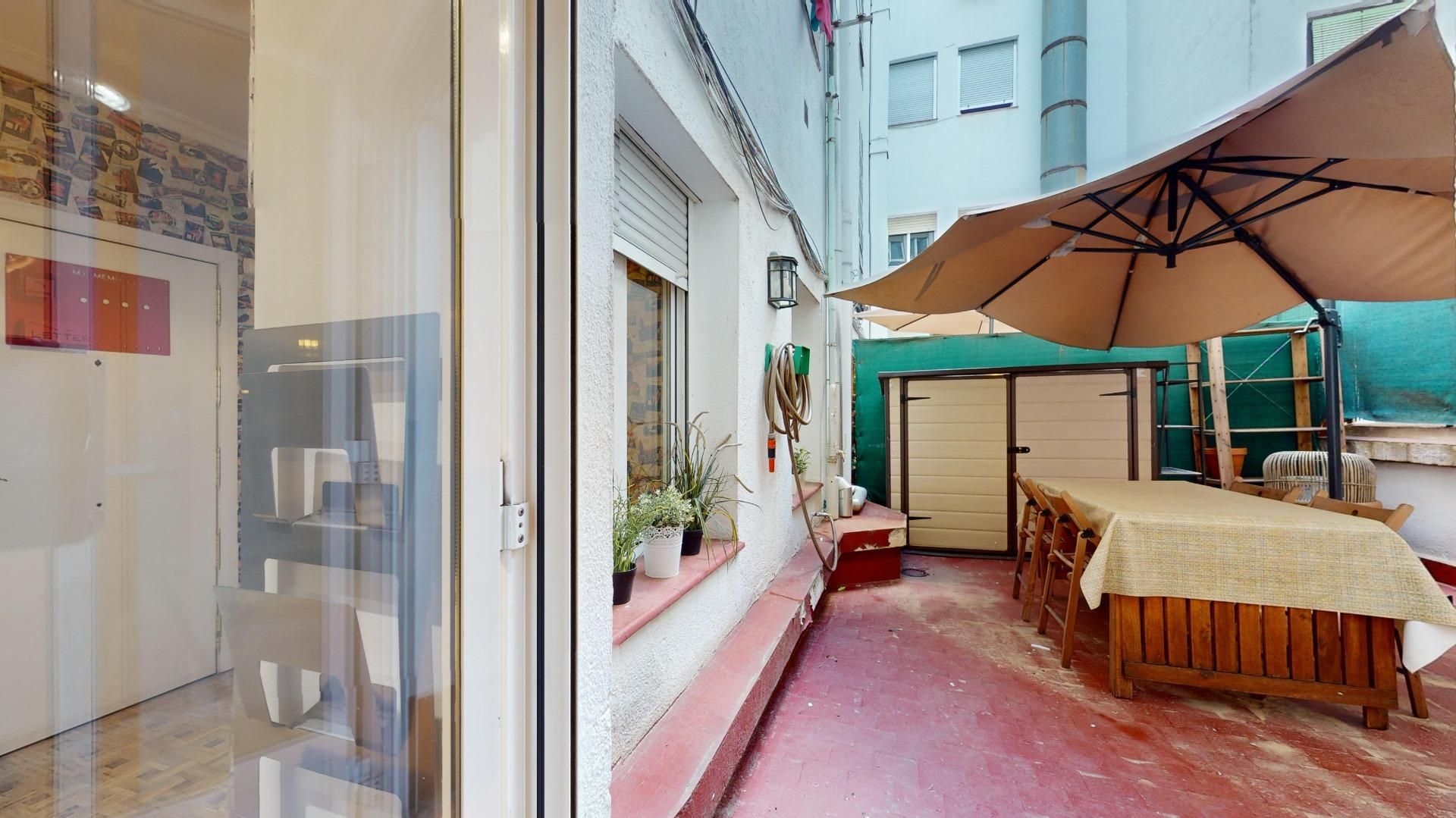 Terrace of Flat to rent in  Madrid Capital  with Heating, Parquet flooring and Terrace