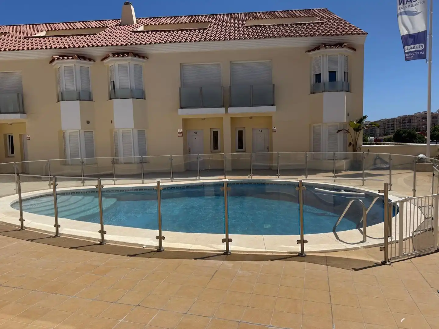 Piscina de Casa adosada de lloguer en Fuengirola amb Terrassa, Traster i Piscina comunitària