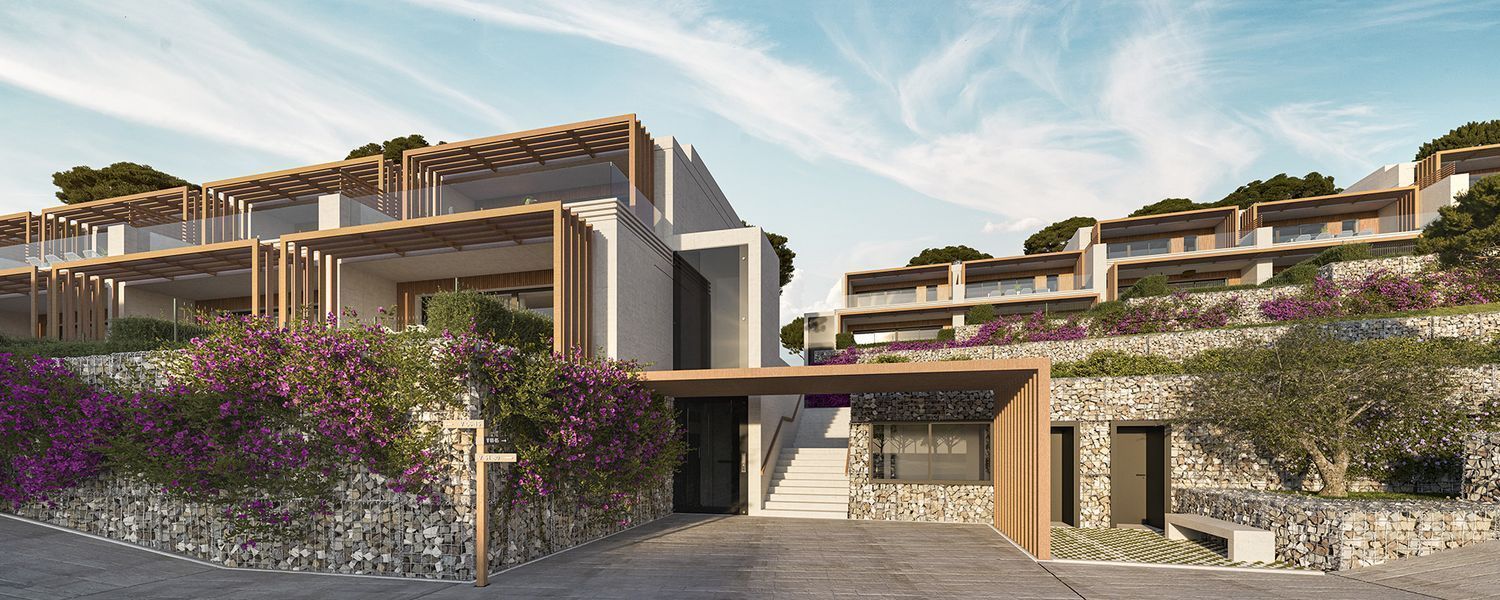 Exterior view of Attic for sale in Mijas  with Private garden and Community pool