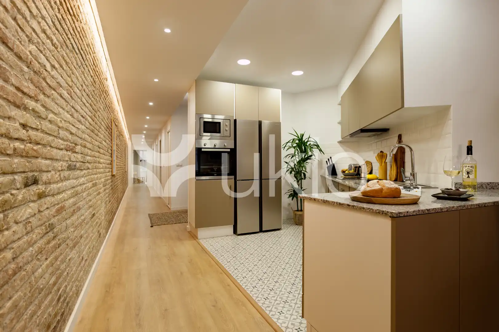 Kitchen of Apartments for rent in Barcelona  with Air Conditioner, Heating and Furnished