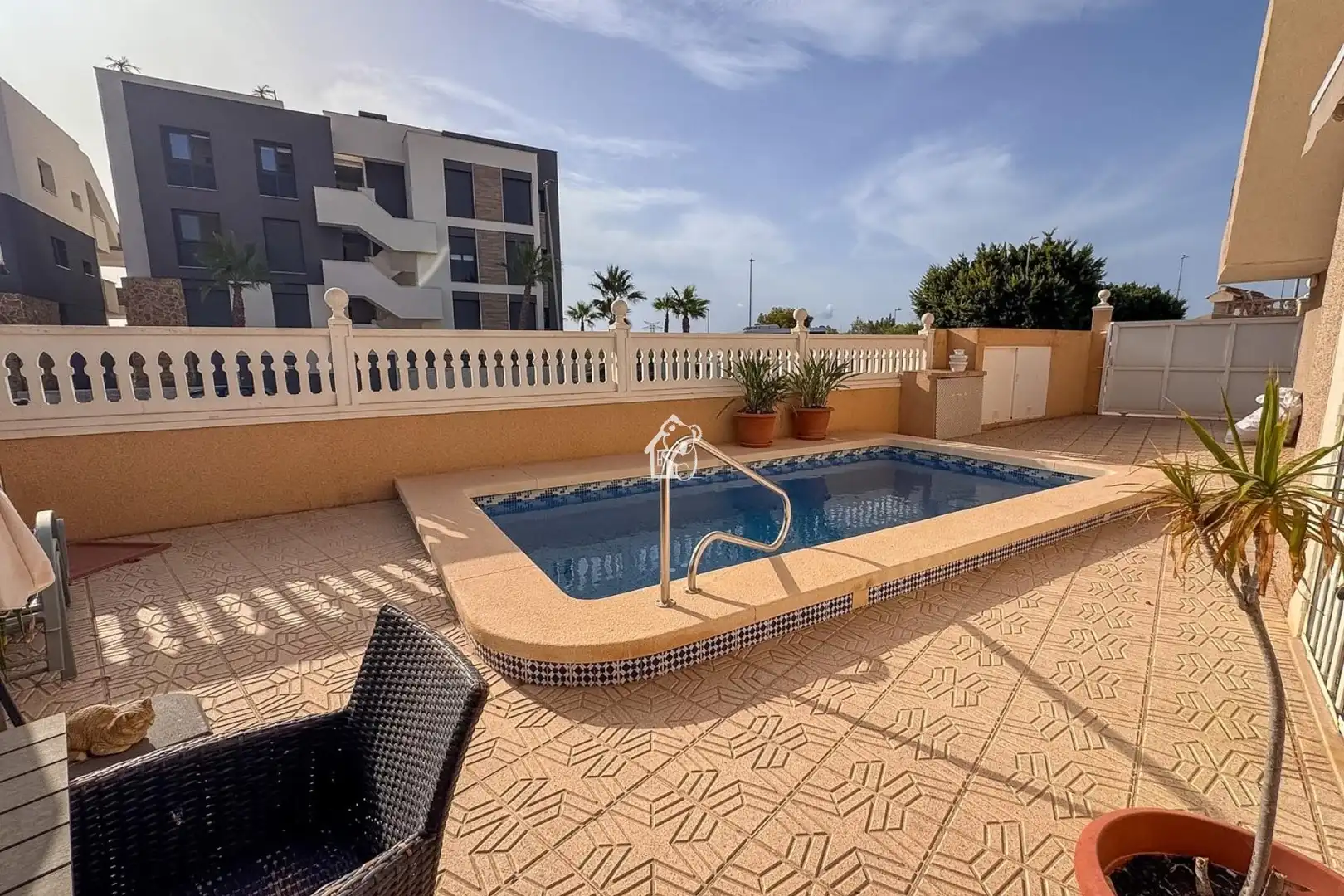 Swimming pool of Houses for rent in Orihuela  with Air Conditioner, Private garden and Terrace