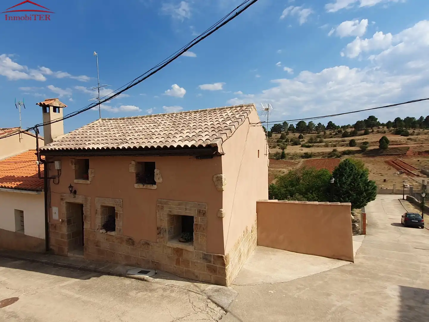 Vista exterior de Casa o chalet en venta en Rubiales con Calefacción, Jardín privado y Trastero