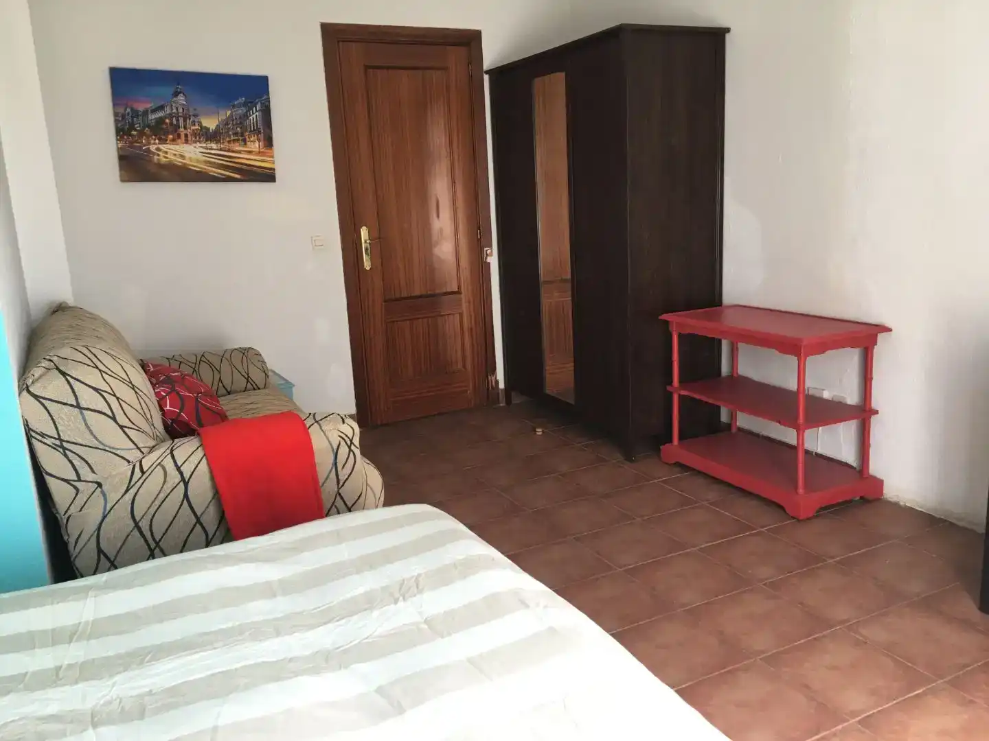 Schlafzimmer von Wohnung zur untervermieten in Tetuán