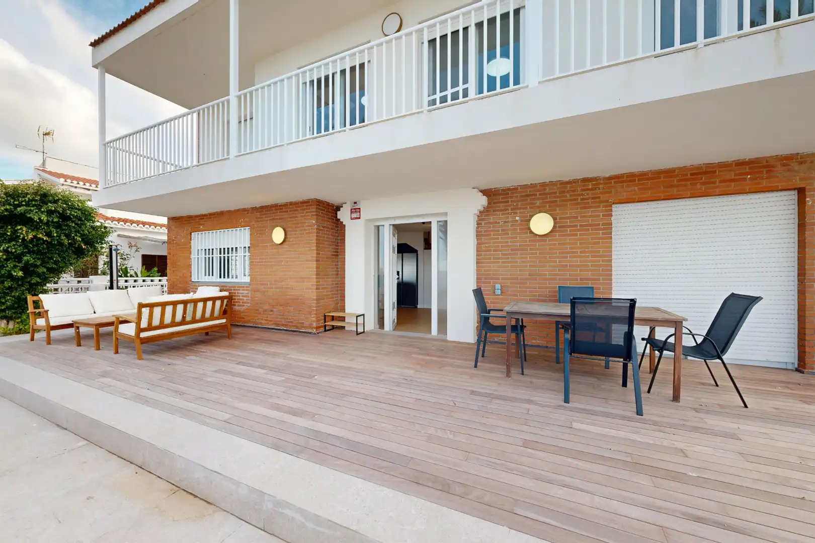 Terraza de Casa o chalet de alquiler en Cartagena con Calefacción, Jardín privado y Parquet