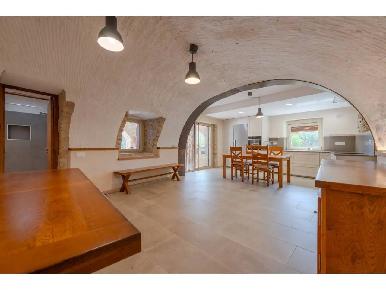 Cuina de Finca rústica de lloguer en Garrigàs, Girona