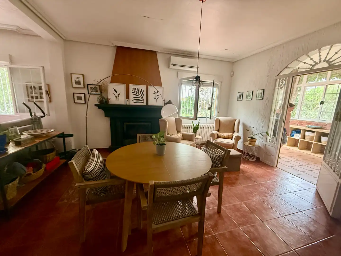 Comedor de Casa o chalet en venta en Poblete con Aire acondicionado, Jardín privado y Piscina