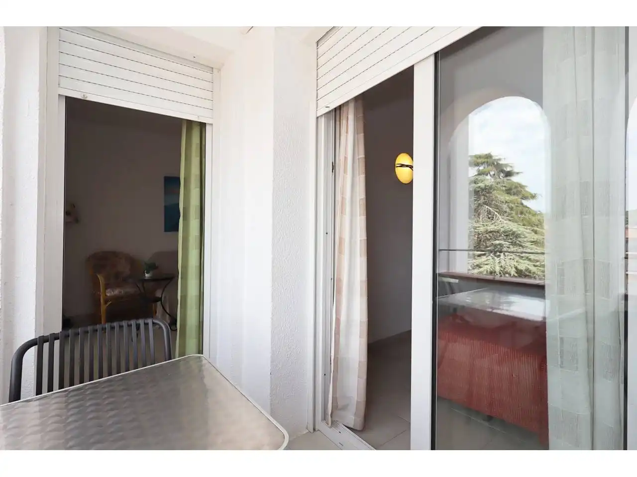 Balcony of Attic for sale in Lloret de Mar  with Air Conditioner, Heating and Furnished