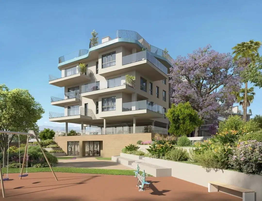 Vista exterior de Planta baixa en venda en Villajoyosa / La Vila Joiosa amb Jardí privat, Terrassa i Piscina comunitària