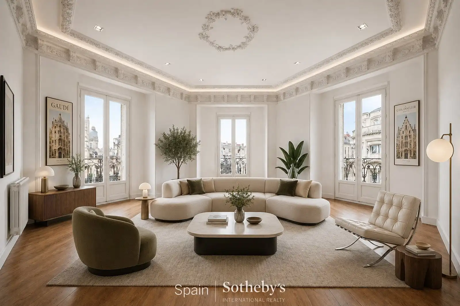 Sala d'estar de Apartament en venda en Madrid amb Aire condicionat, Calefacció i Terrassa