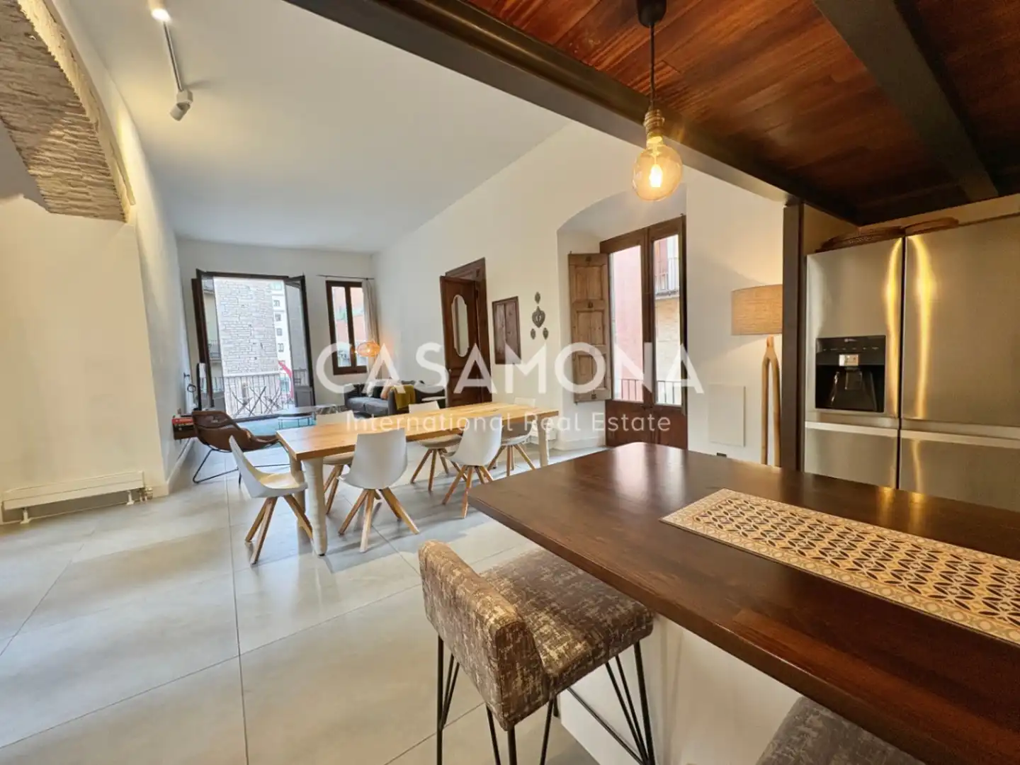 Wohnzimmer von Maisonette zur Miete in Barcelona mit Klimaanlage, Heizung und Abstellraum
