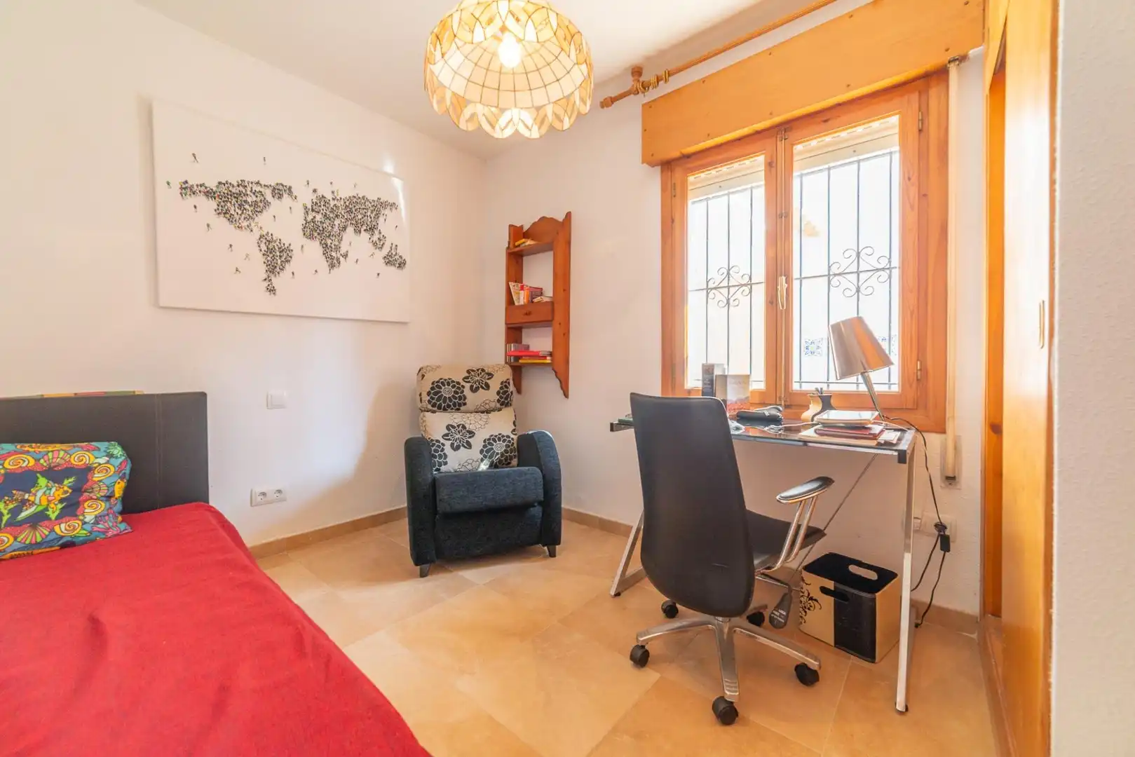 Habitación de Casa adosada en venta en San Javier con Aire acondicionado, Calefacción y Jardín privado
