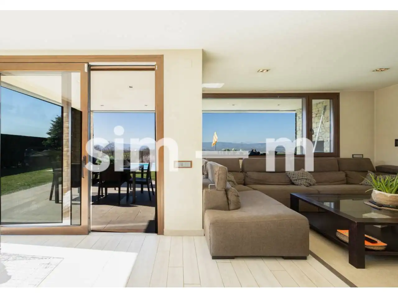 Sala de estar de Casa o chalet en venta en Folgueroles con Aire acondicionado, Calefacción y Jardín privado