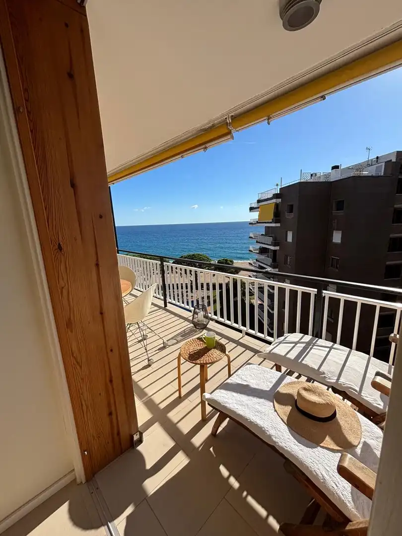 Terraza de Piso de alquiler en Lloret de Mar con Calefacción, Terraza y Amueblado