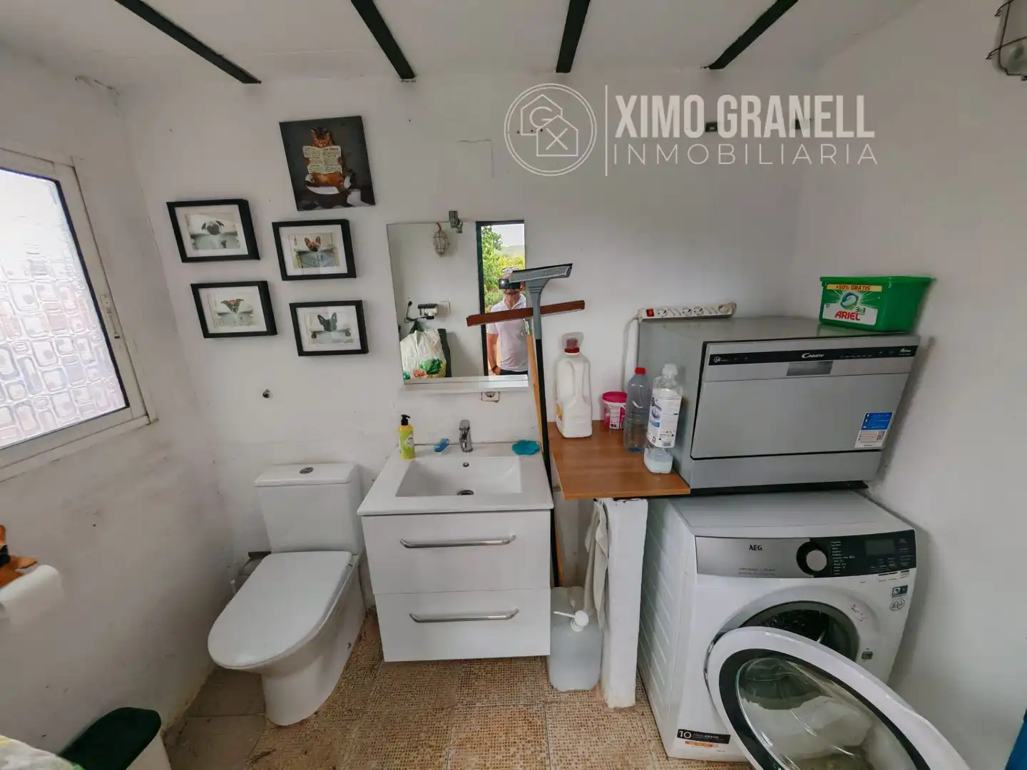 Badezimmer von Country house zum Verkauf in Sagunto / Sagunt mit Klimaanlage, Heizung und Privatgarten