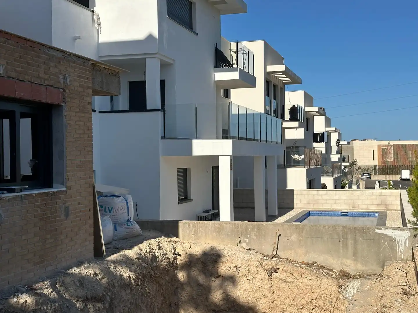 Vista exterior de Casa o chalet en venta en La Nucia con Aire acondicionado, Terraza y Piscina