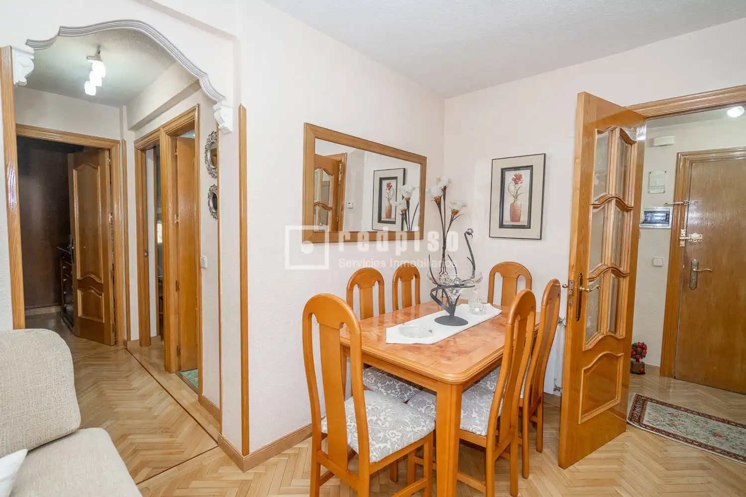 Esszimmer von Wohnung zum Verkauf in Móstoles mit Klimaanlage, Heizung und Privatgarten