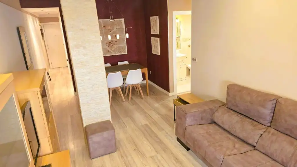 Wohnzimmer von Wohnung zum Verkauf in Valencia mit Klimaanlage, Möbliert und Ofen