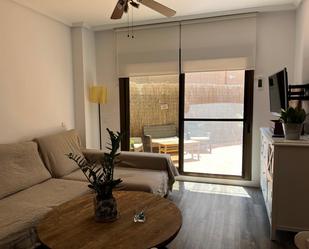 Sala d'estar de Apartament en venda en Sant Joan d'Alacant amb Calefacció, Jardí privat i Terrassa